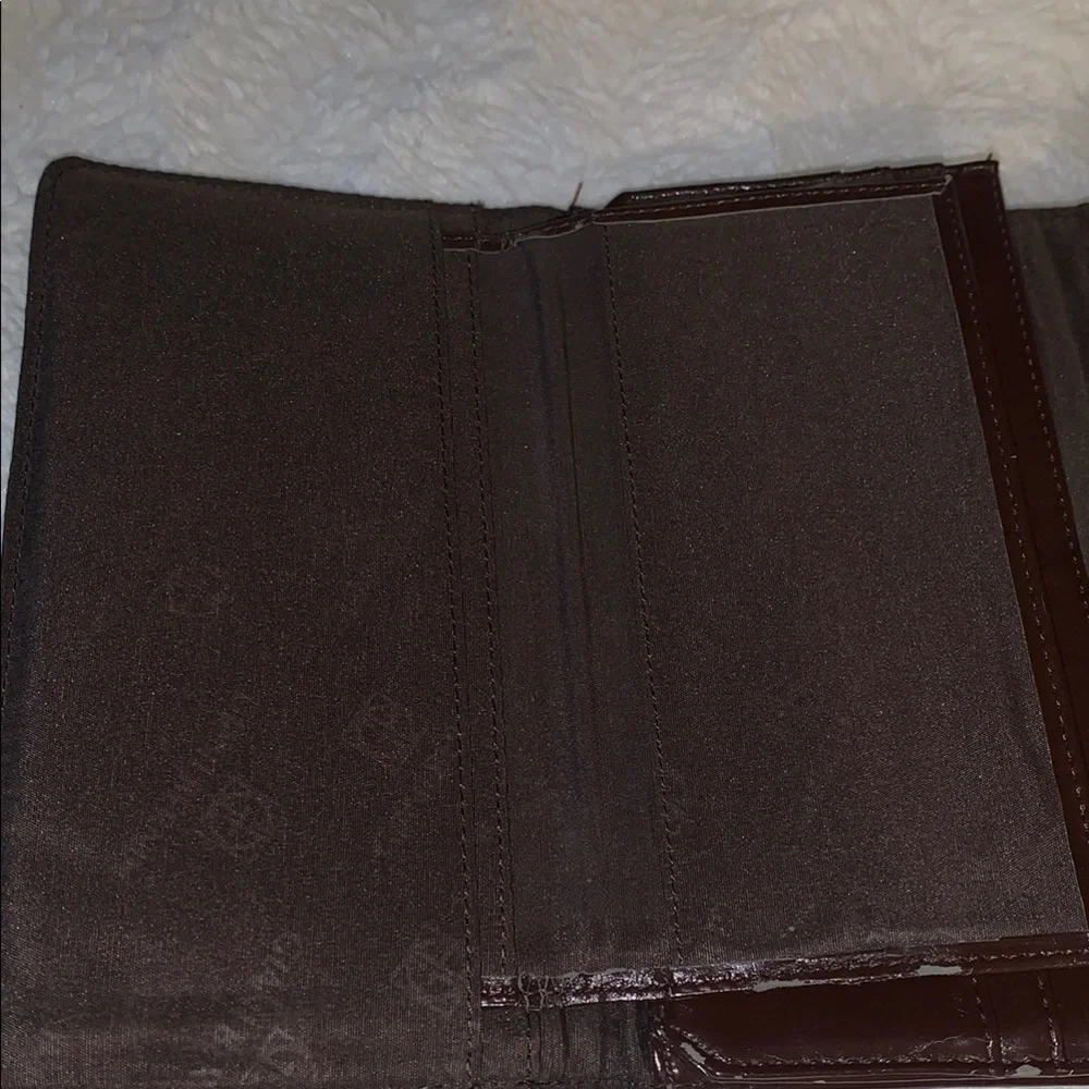 Giani Bernini Brown and Black Logo Wallet